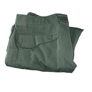 Tru-Spec Pants Mens 38x32 Green Cargo Ripstop Elastic Waist Tactical Workwear